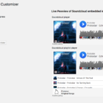 Onembed Soundcloud Player Customerizer